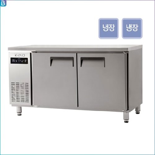 유니크대성 올스텐 테이블 냉장고 간냉식 UDS-15TIE