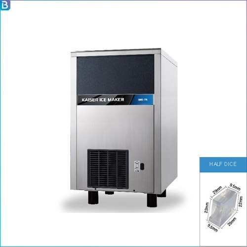 카이저 제빙기 IMK-75 /공냉식/생산량75kg/수냉식/오픈셀타입(큰/작은 얼음)