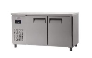 유니크 업소용 테이블 메탈 냉동/장T 내부스텐 디지털 UDS-15RFTDR-SV1